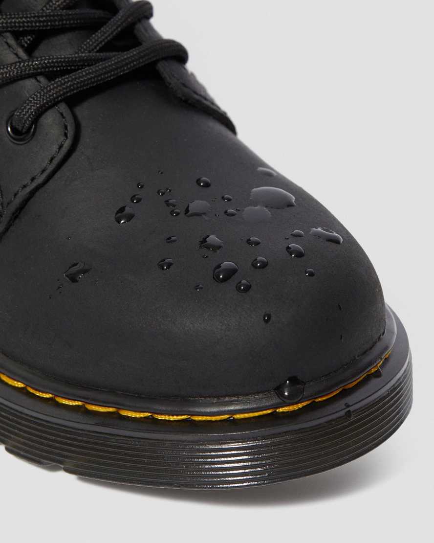 svarta dr martens 1460 vattentäta barnstövlar