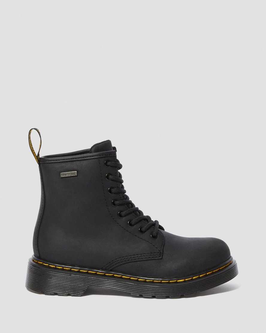 svarta dr martens 1460 vattentäta barnstövlar