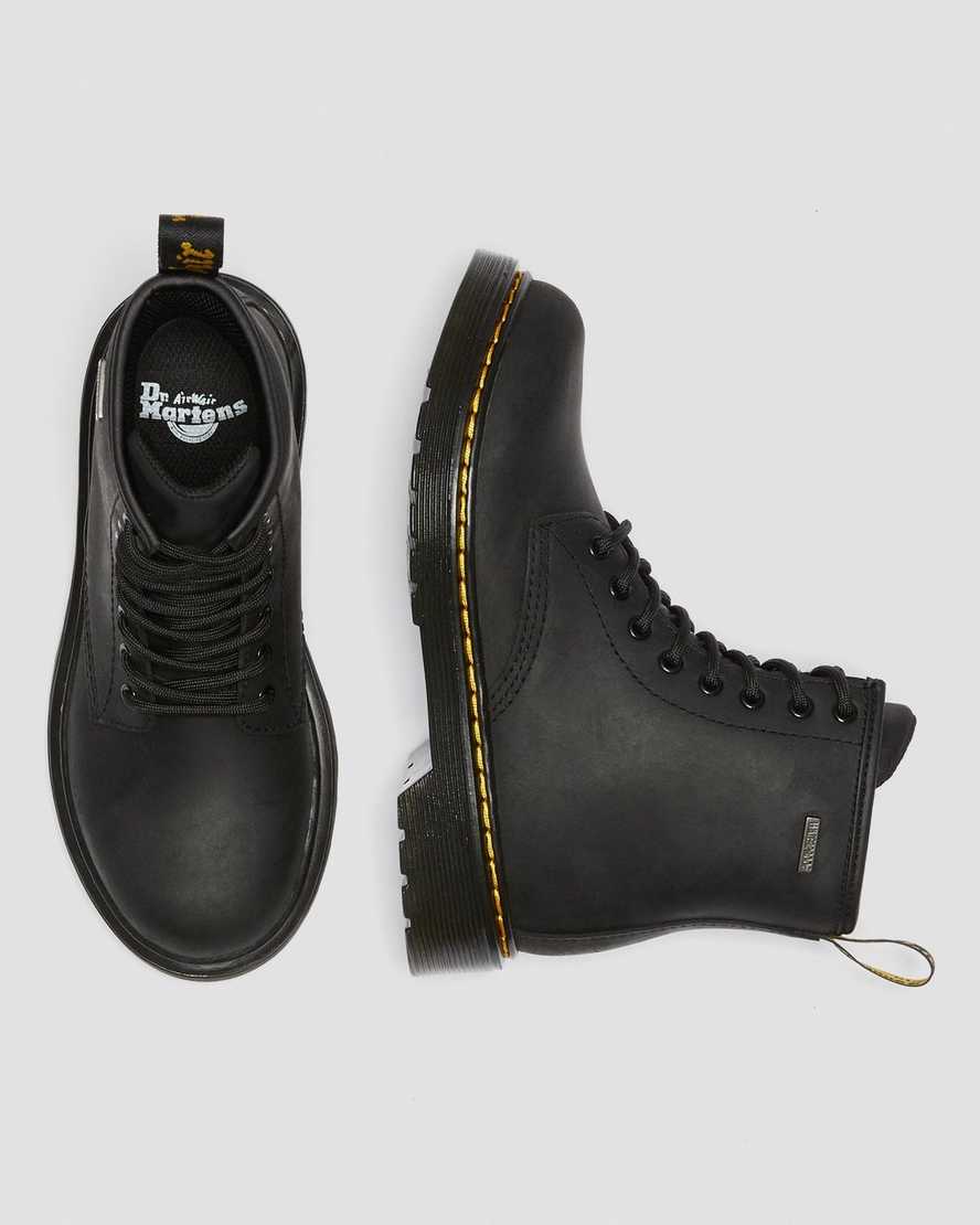 svarta dr martens 1460 vattentäta barnstövlar