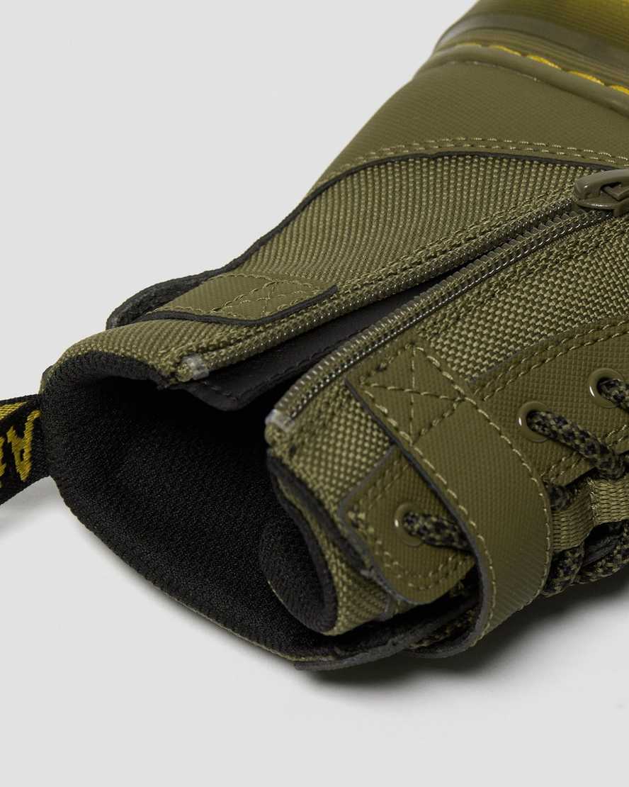 dr martens combs tech barnens casual stövlar olivgrön