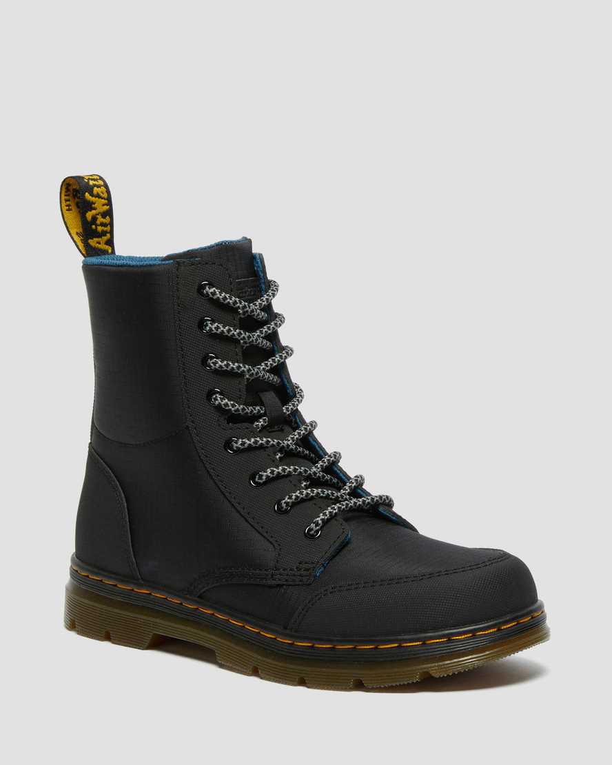 svarta dr martens combs utility barnstövlar