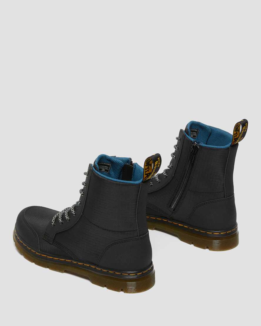 svarta dr martens combs utility barnstövlar