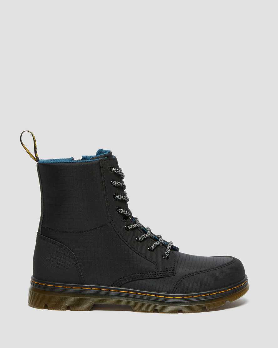 svarta dr martens combs utility barnstövlar