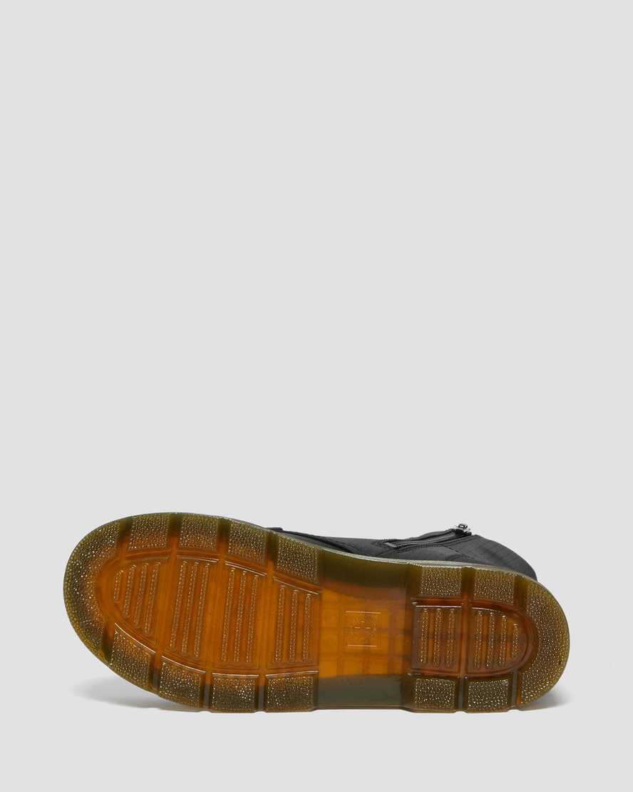 svarta dr martens combs utility barnstövlar