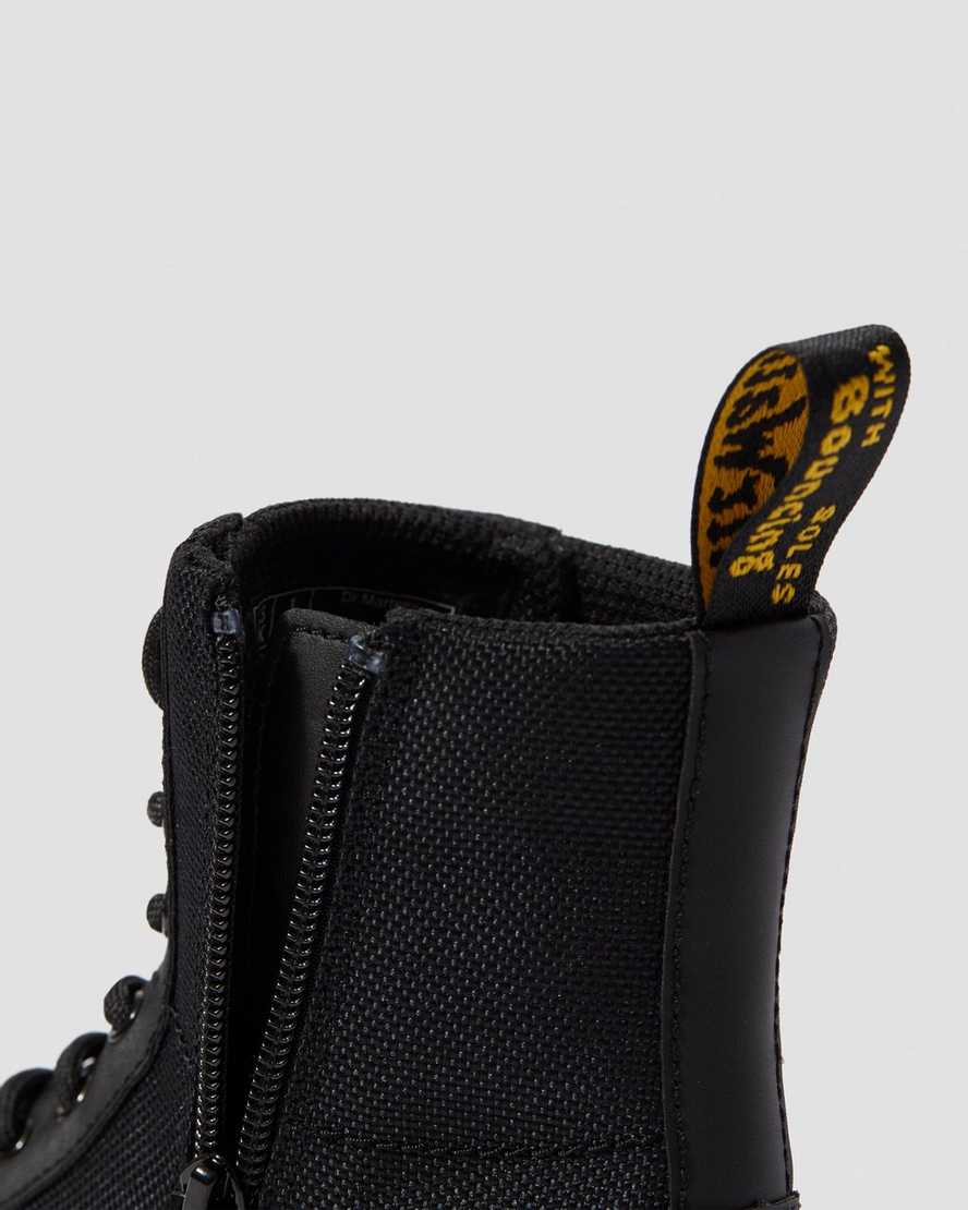 svarta dr martens combs extra tough poly barnstövlar
