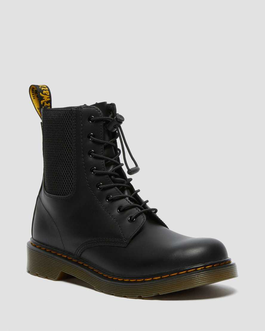 svarta dr martens 1460 harper barn stövlar