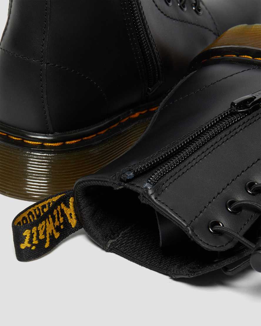 svarta dr martens 1460 harper barn stövlar