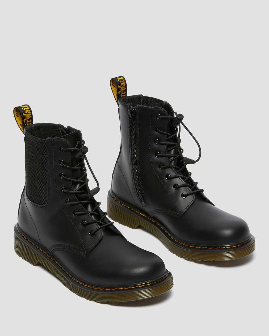 svarta dr martens 1460 harper barn stövlar
