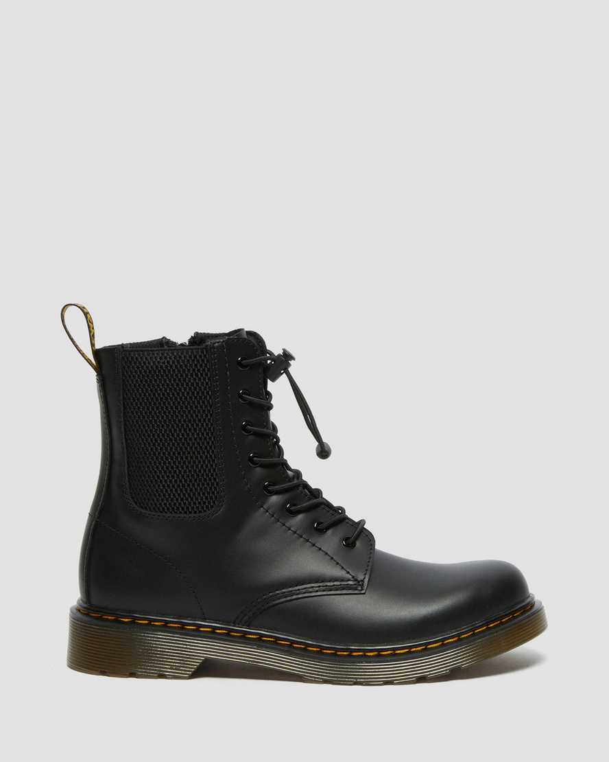 svarta dr martens 1460 harper barn stövlar
