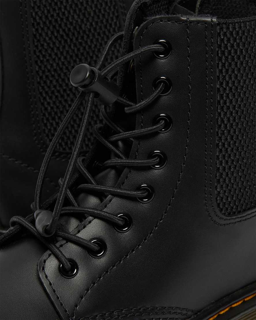 svarta dr martens 1460 harper barn stövlar