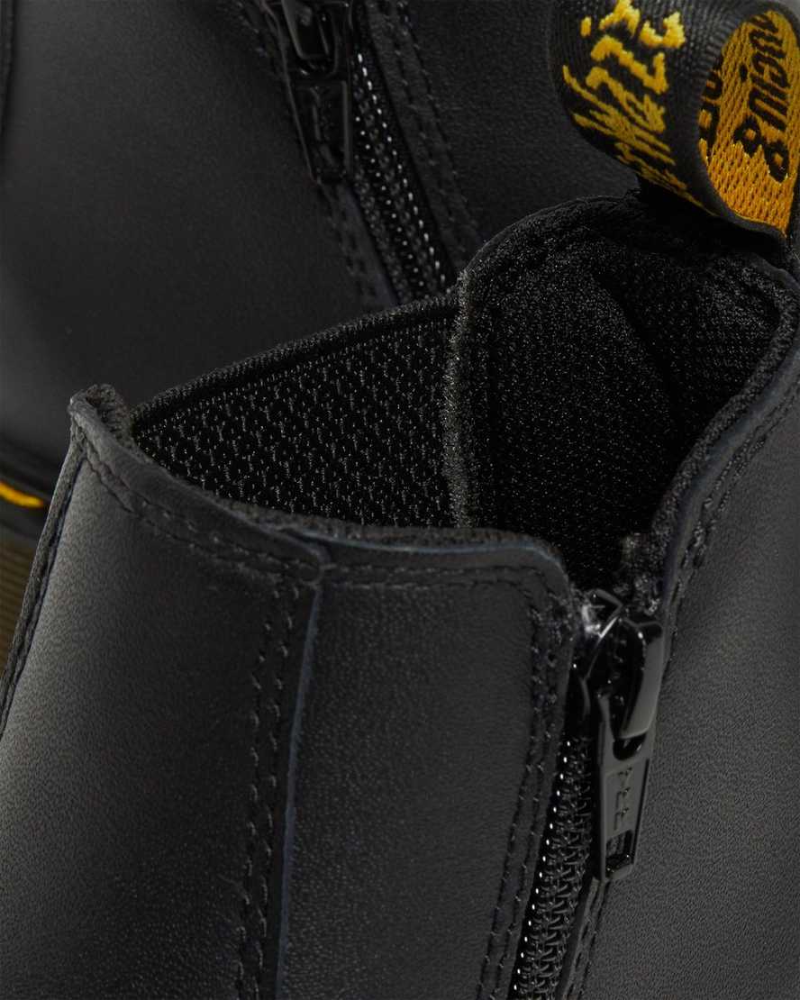 svarta dr martens 2976 softy t barn chelsea stövlar