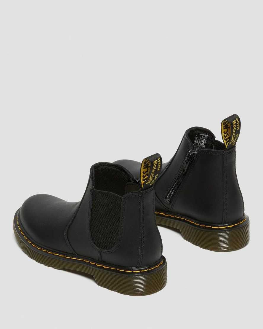 svarta dr martens 2976 softy t barn chelsea stövlar