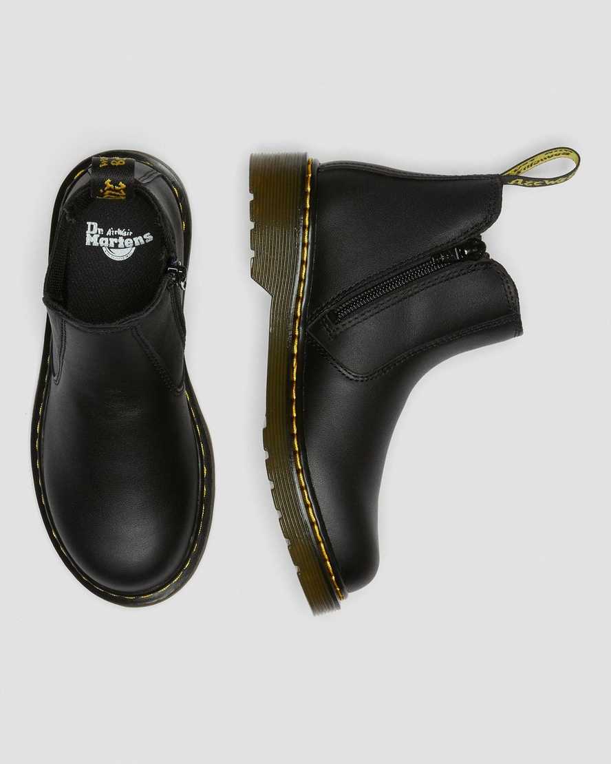 svarta dr martens 2976 softy t barn chelsea stövlar