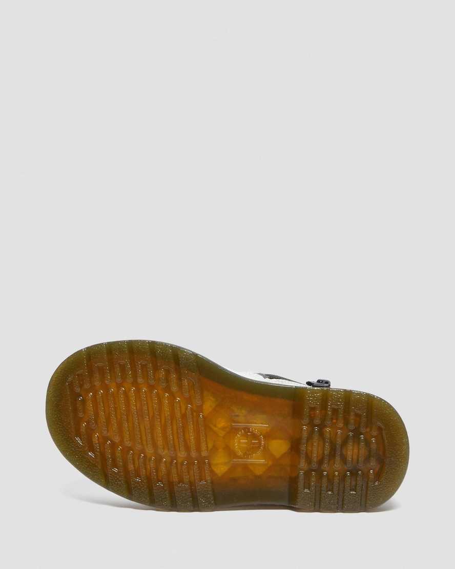 vita dr martens 2976 chelsea-stövlar för barn