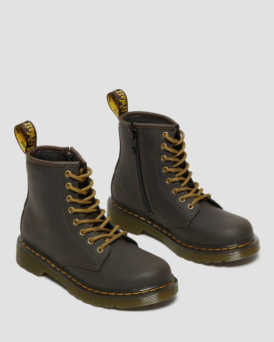 dr martens 1460 wildhorse barnkängor med snörning