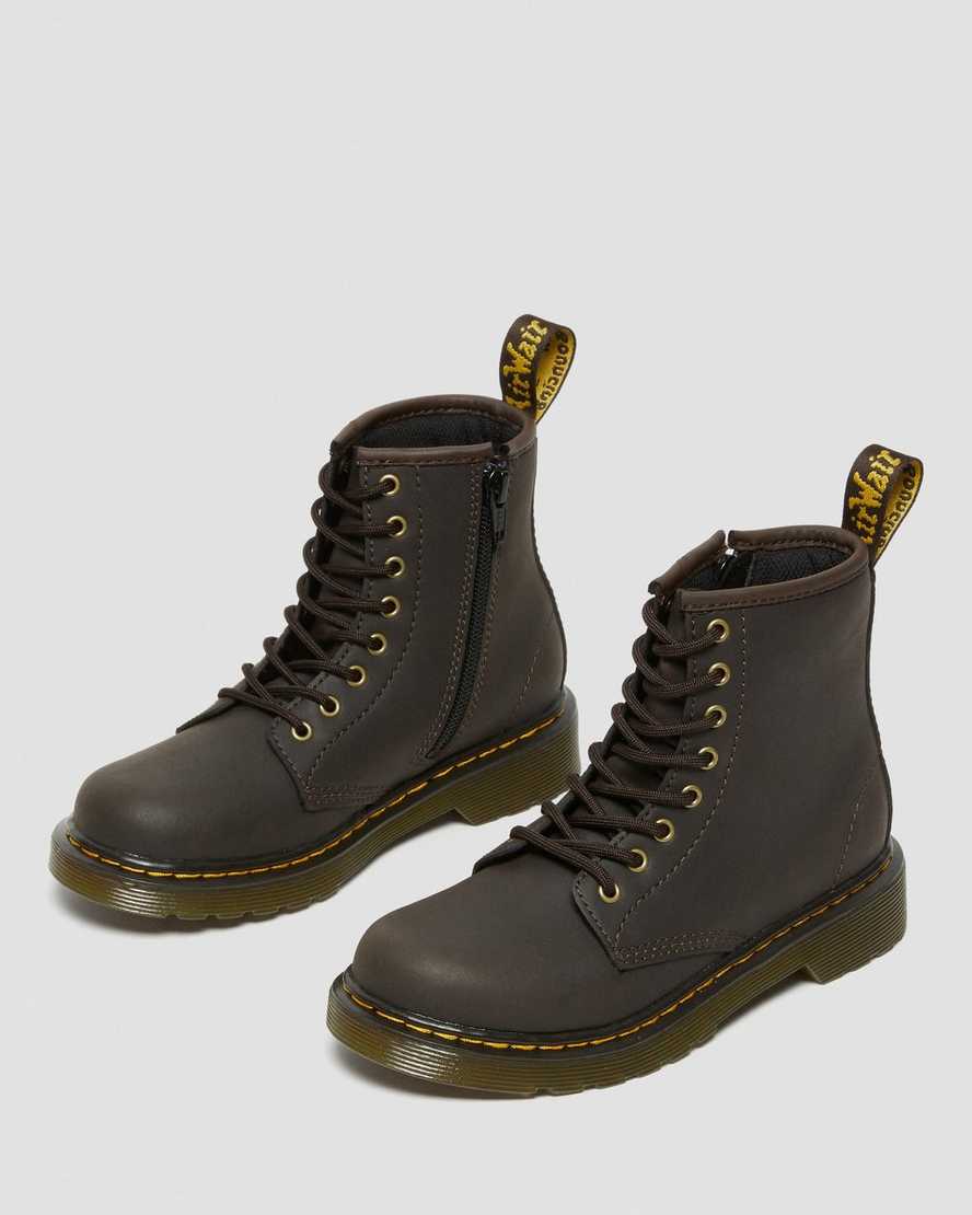 dr martens 1460 wildhorse barnkängor med snörning