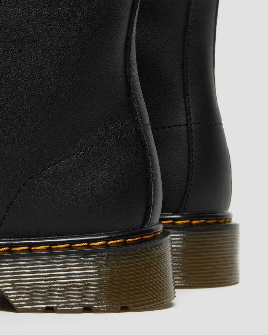 svarta dr martens 1460 softy t barnstövlar med snörning