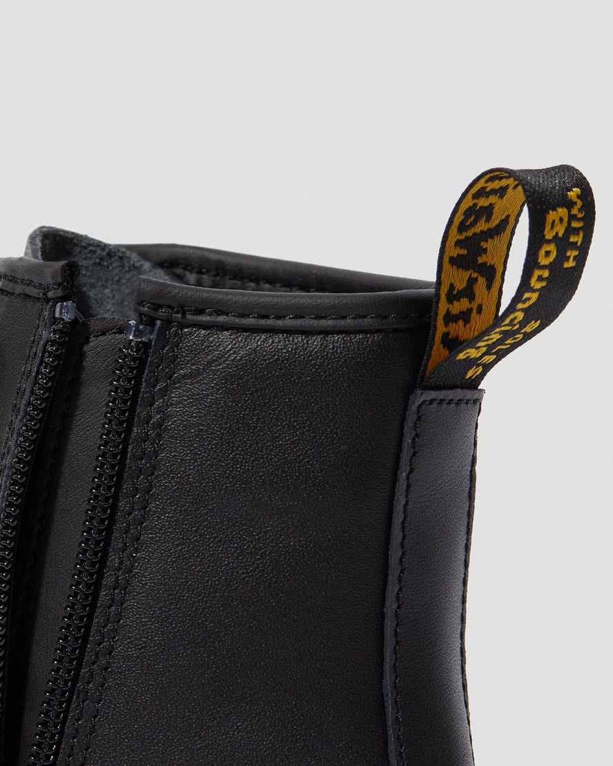 svarta dr martens 1460 softy t barnstövlar med snörning