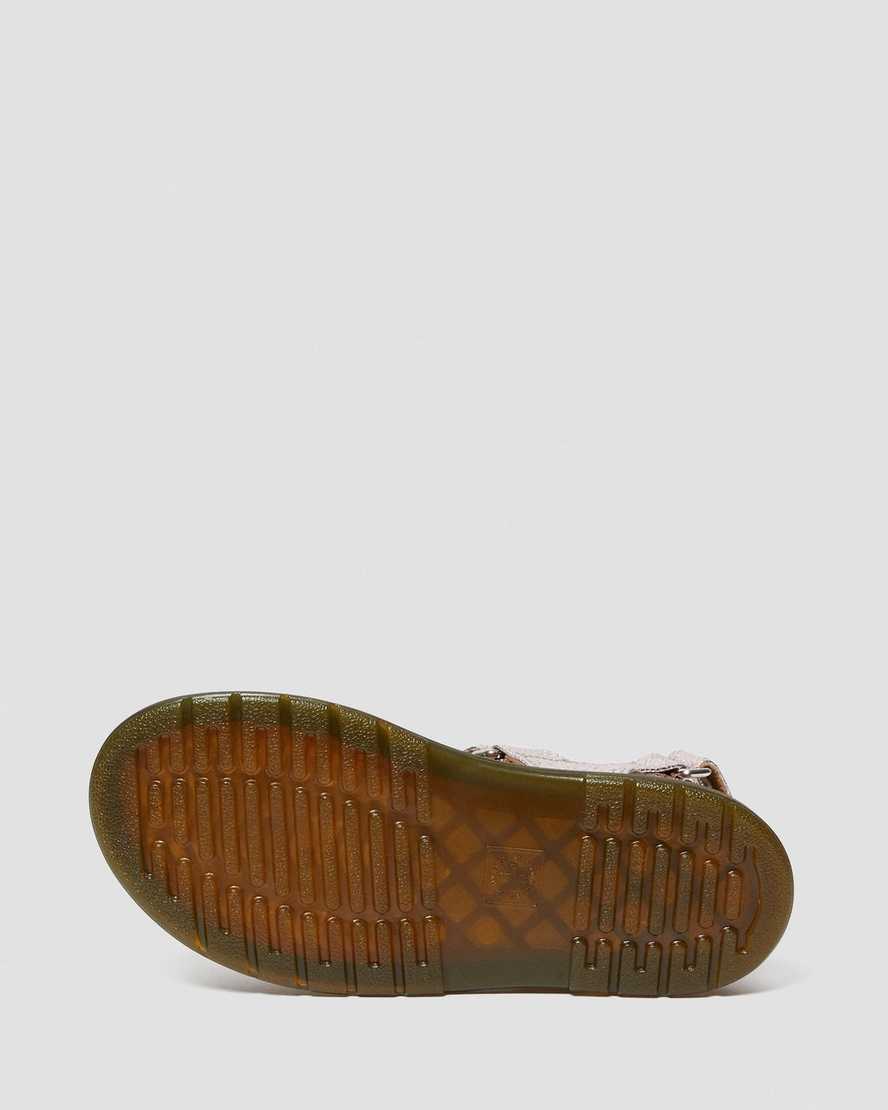 rosa dr martens romi metallic barnsandaler