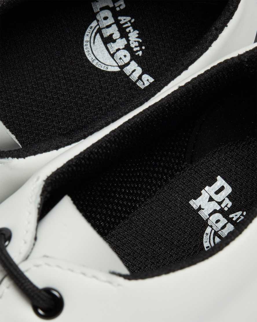 vita dr martens 1461 barnskor med snörning