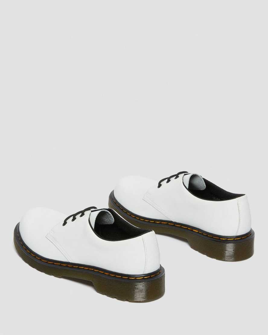 vita dr martens 1461 barnskor med snörning