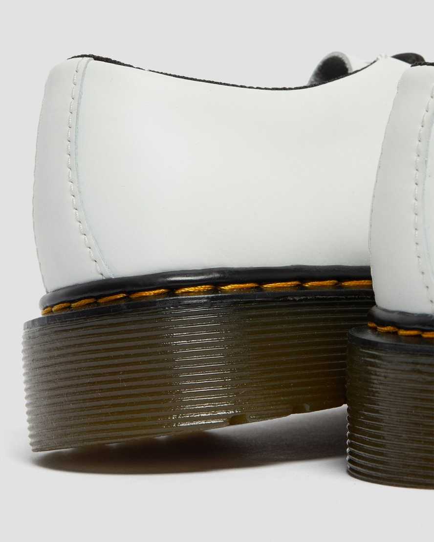 vita dr martens 1461 barnskor med snörning