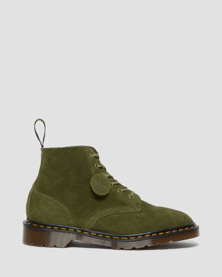 olivgröna dr martens 101 herr ankelstövlar