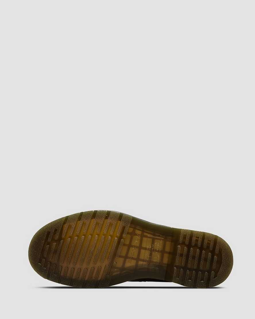 röda dr martens 101 smooth herr ankelstövlar