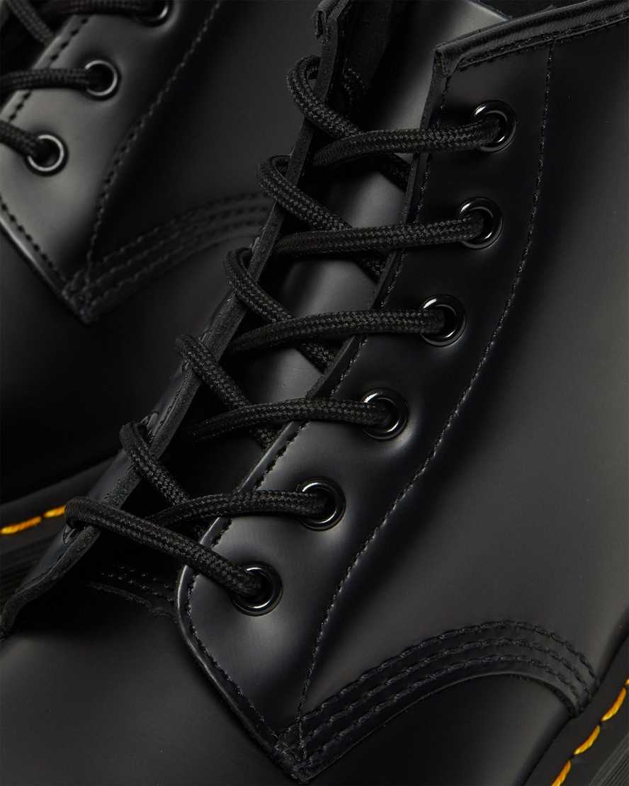 svarta dr martens 101 bex smooth herr ankelstövlar