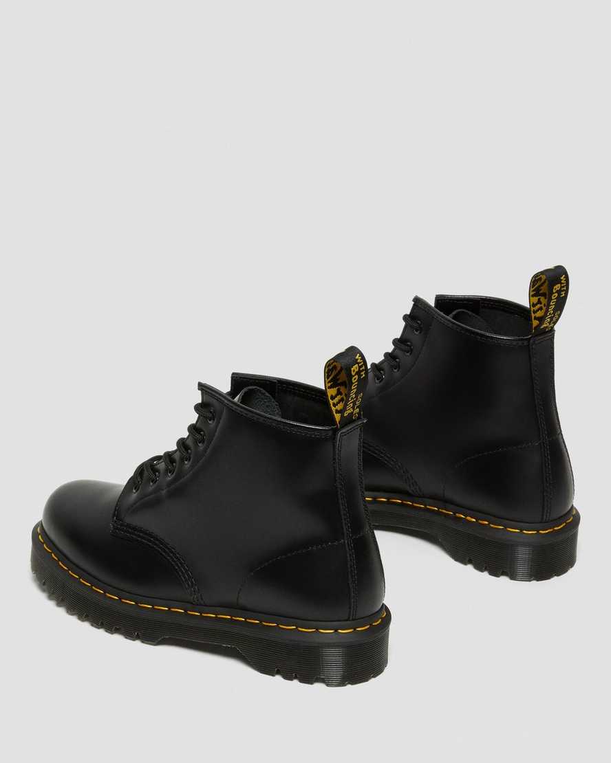 svarta dr martens 101 bex smooth herr ankelstövlar