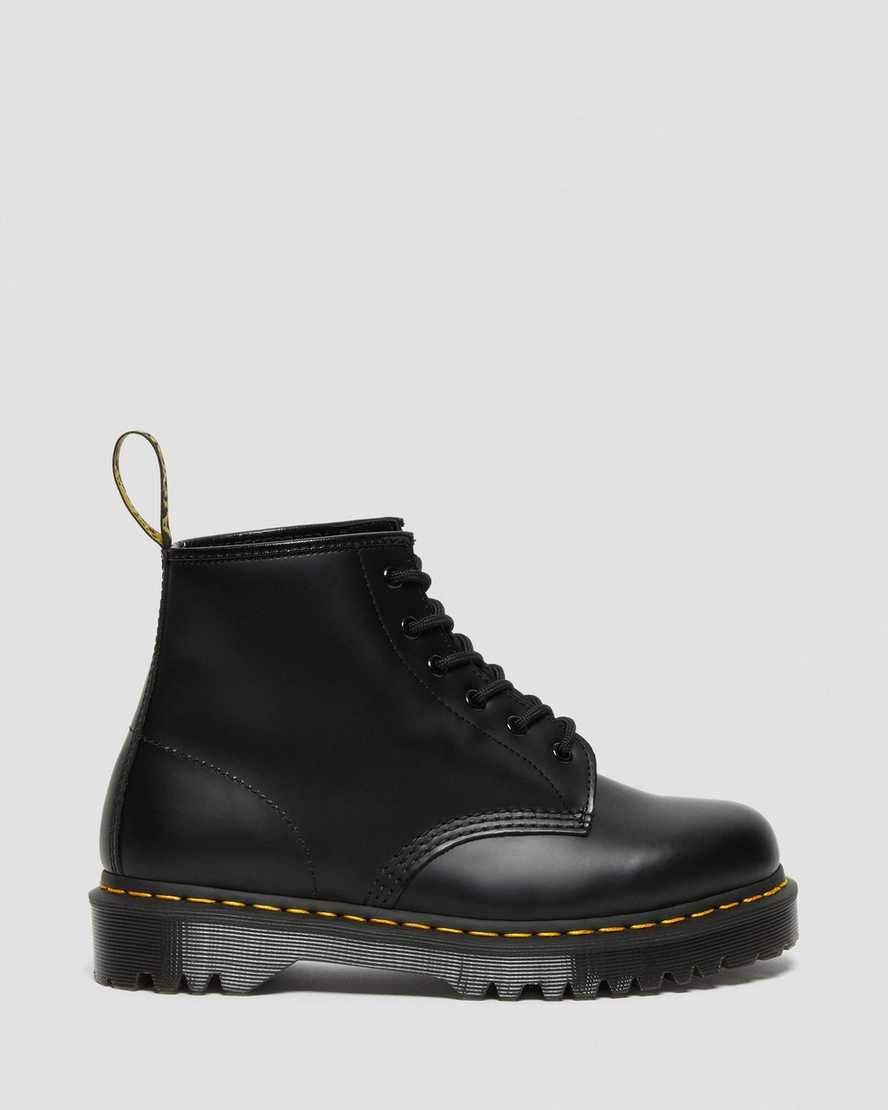 svarta dr martens 101 bex smooth herr ankelstövlar