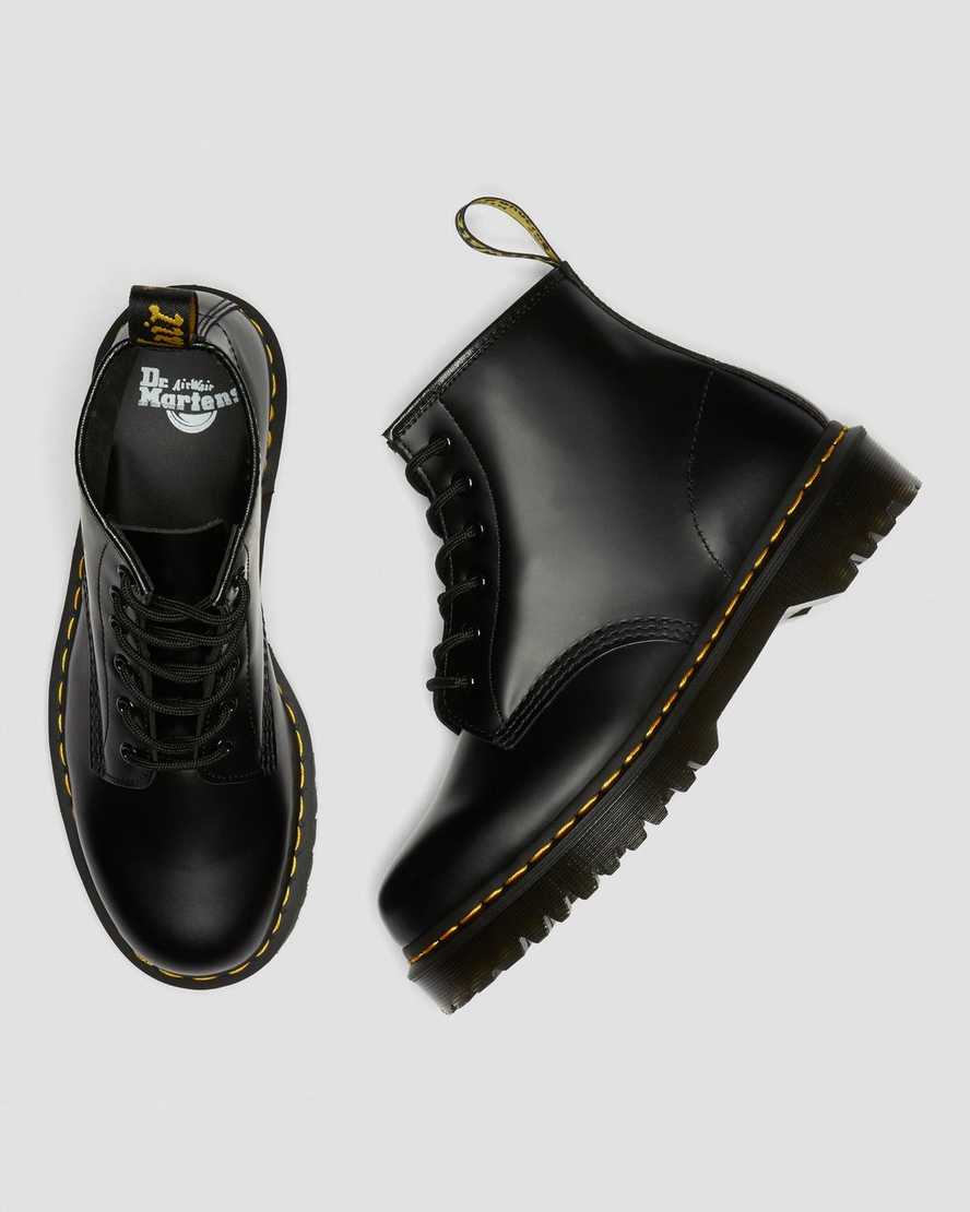 svarta dr martens 101 bex smooth herr ankelstövlar