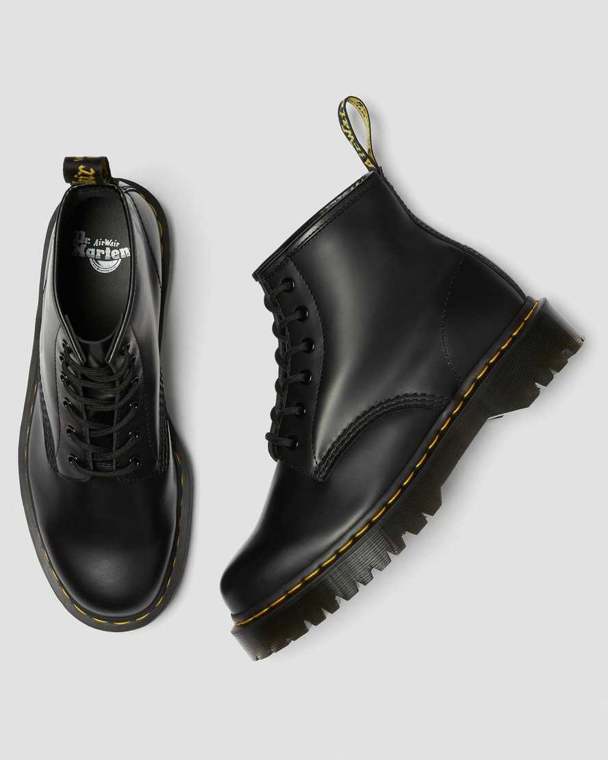 svarta dr martens 101 bex smooth herr ankelstövlar
