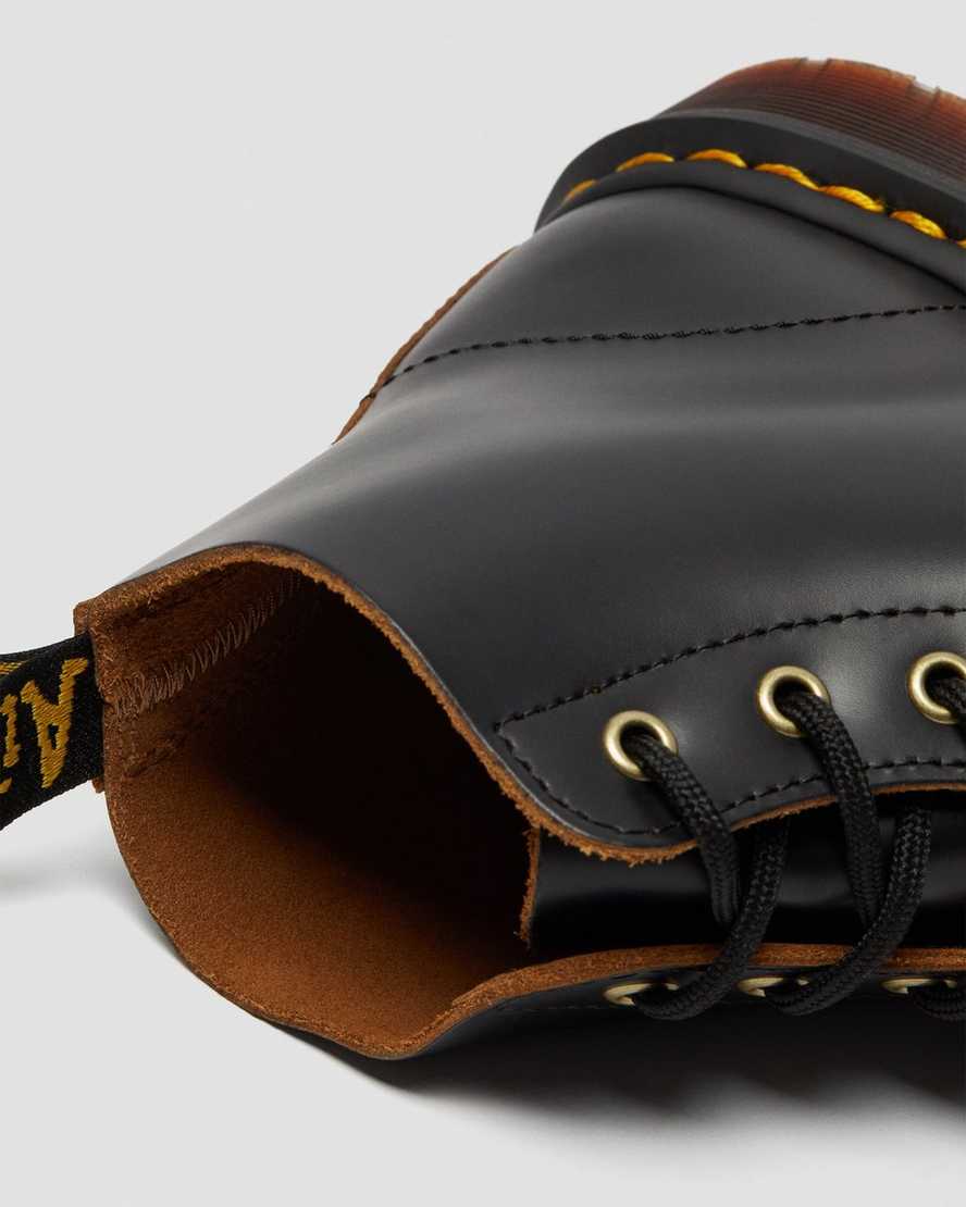 svarta dr martens 101 vintage smooth herr ankelstövlar