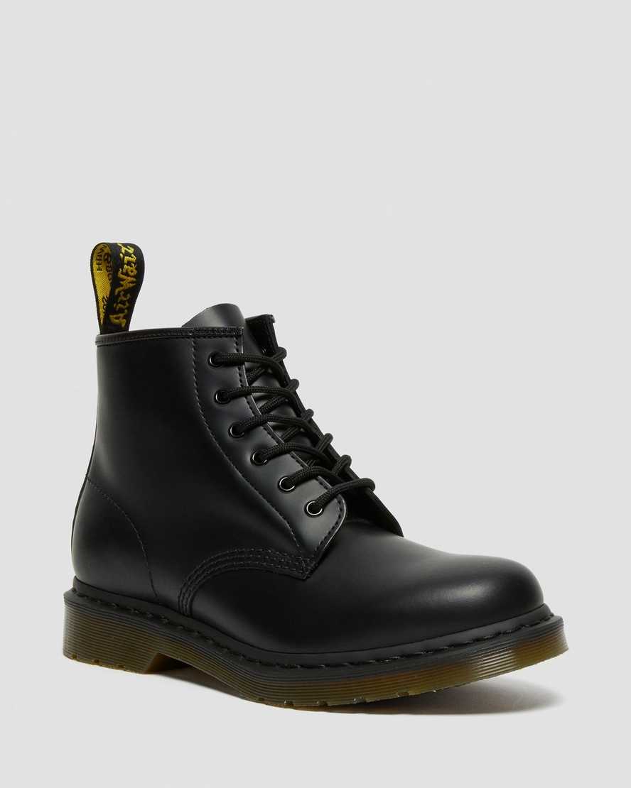 svarta dr martens 101 smooth herr ankelstövlar