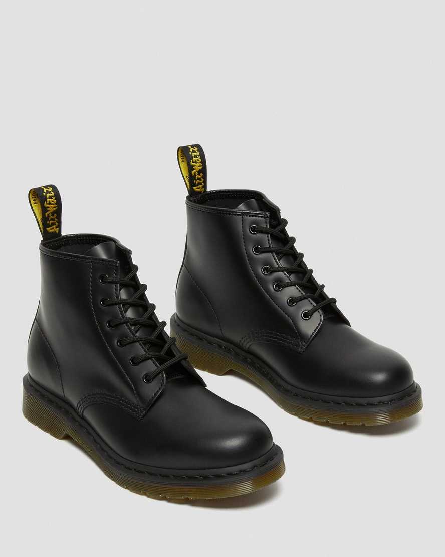 svarta dr martens 101 smooth herr ankelstövlar