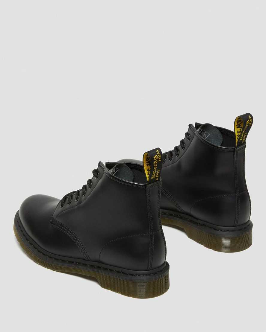 svarta dr martens 101 smooth herr ankelstövlar