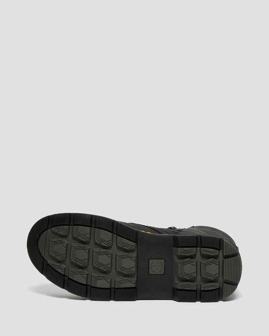 svarta dr martens iowa vattentäta poly herr casual stövlar