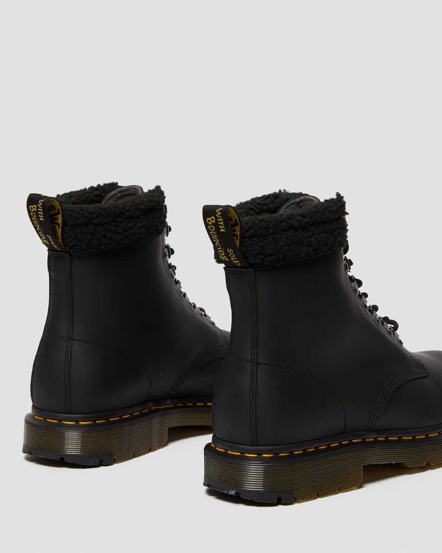 dr martens 1460 dms wintergrip fleece herrstövlar i svart