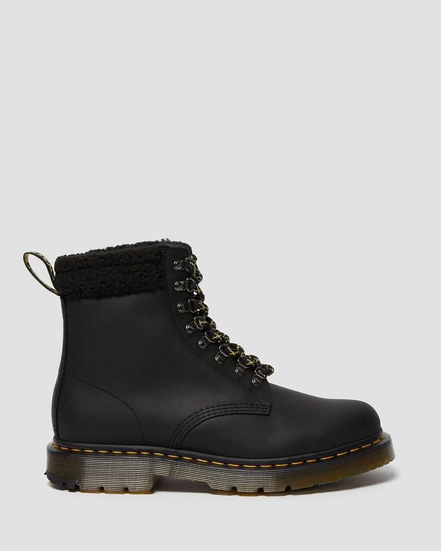 dr martens 1460 dms wintergrip fleece herrstövlar i svart