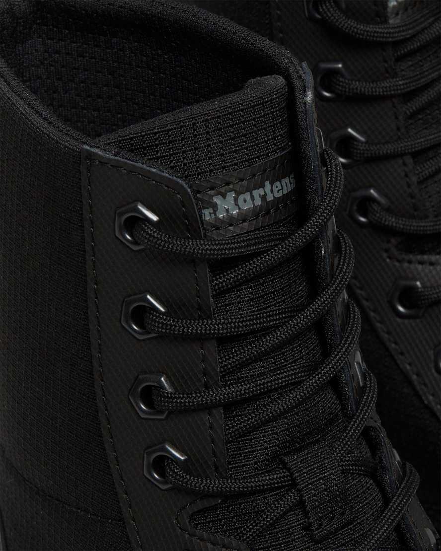 svarta dr martens combs ii poly herr casual stövlar