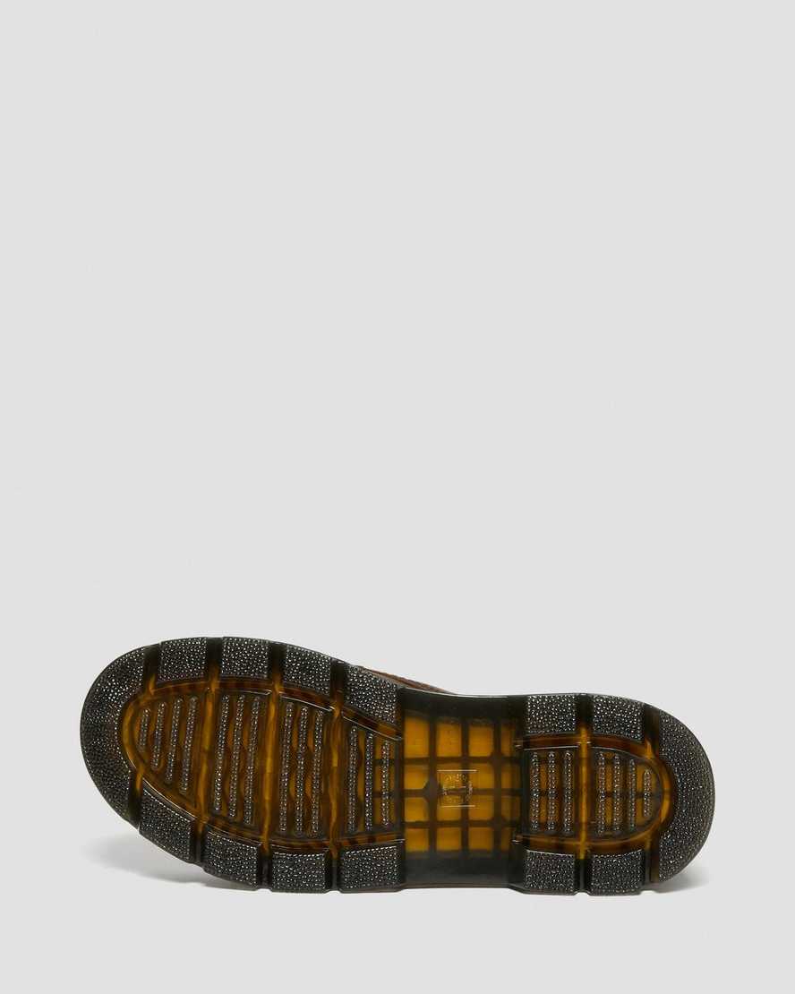 bruna dr martens combs crazy horse herr casual stövlar