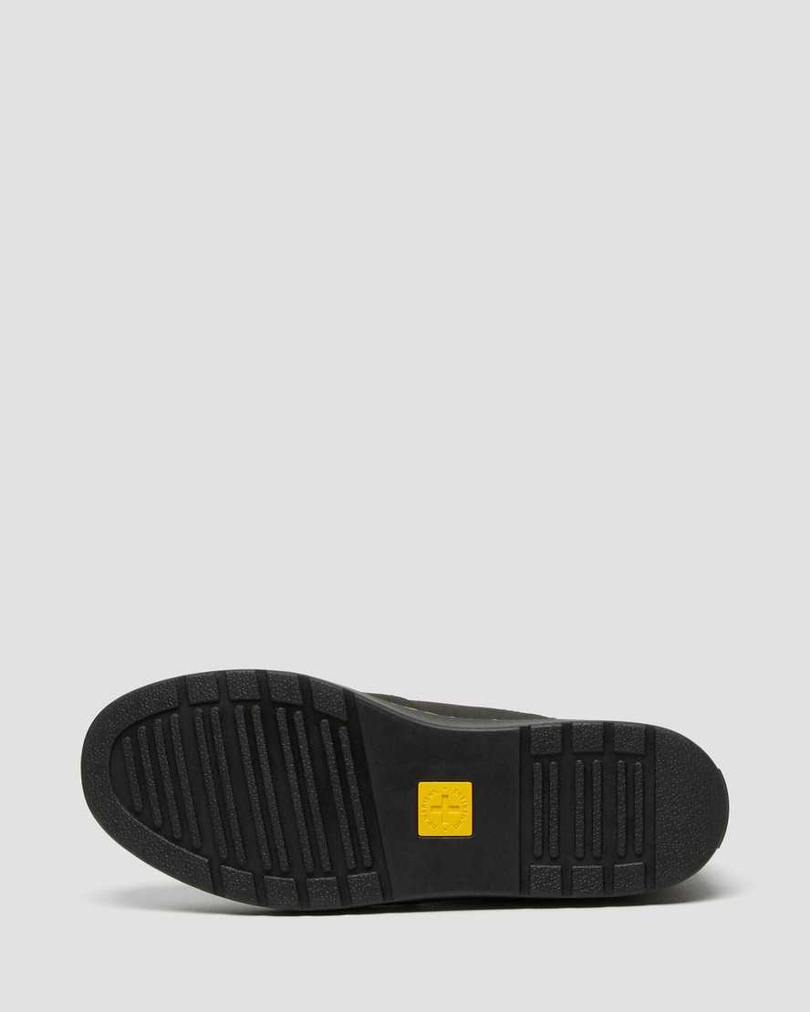 svarta dr martens tempesta casual chelsea-stövlar för män