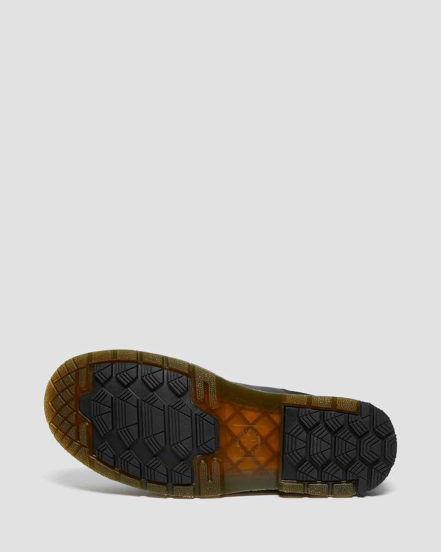 svarta dr martens 2976 dms wintergrip chelsea-stövlar för män