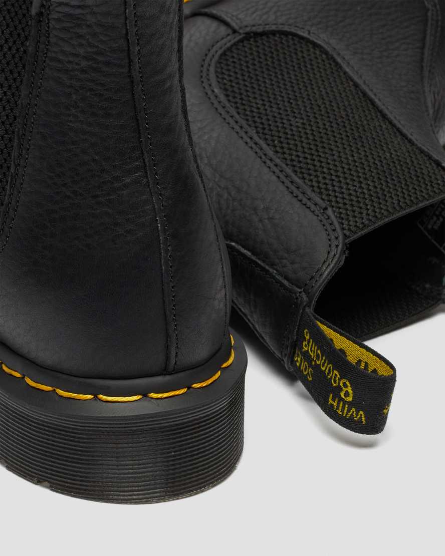 svarta dr martens 2976 ambassador chelsea-stövlar för män
