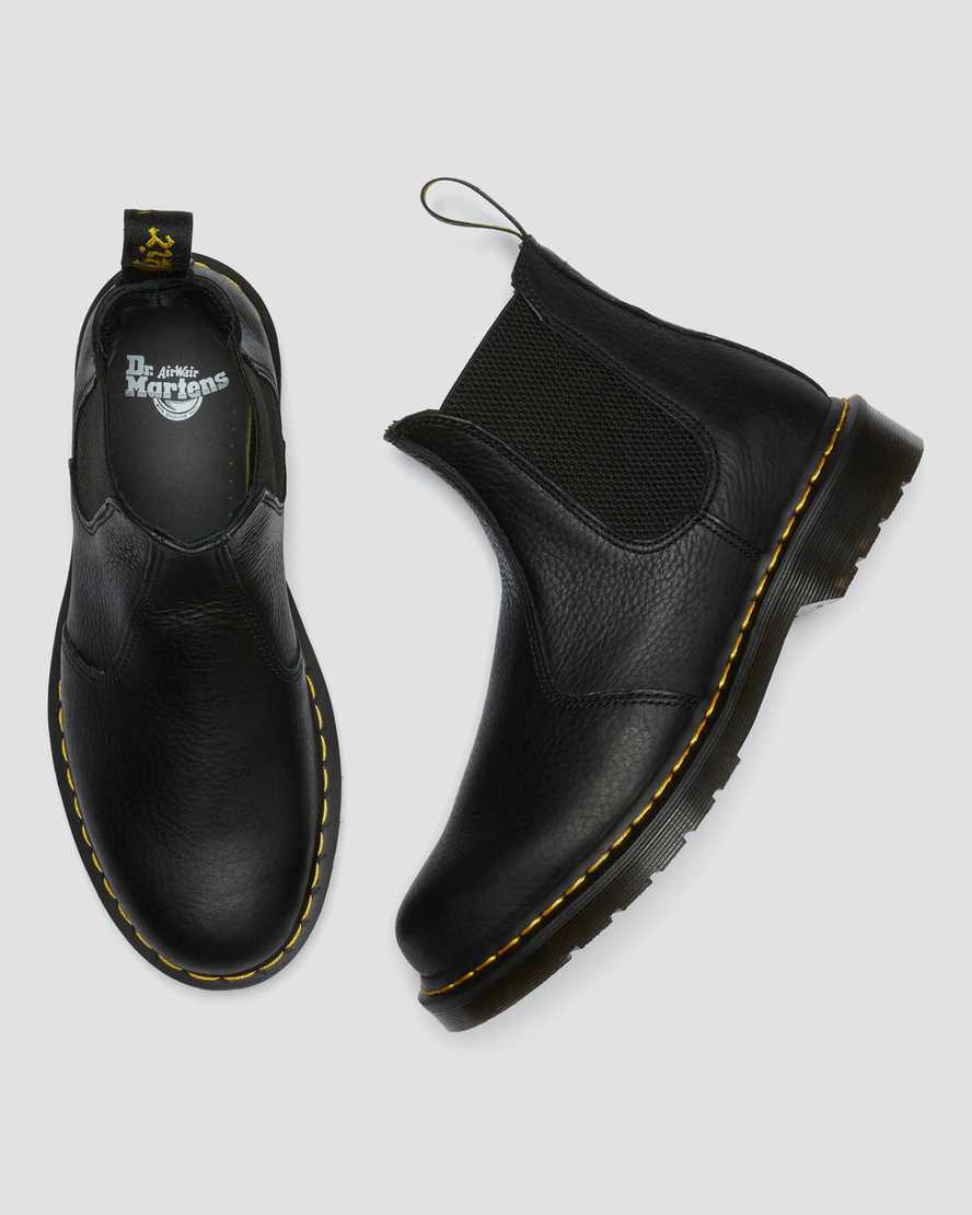 svarta dr martens 2976 ambassador chelsea-stövlar för män