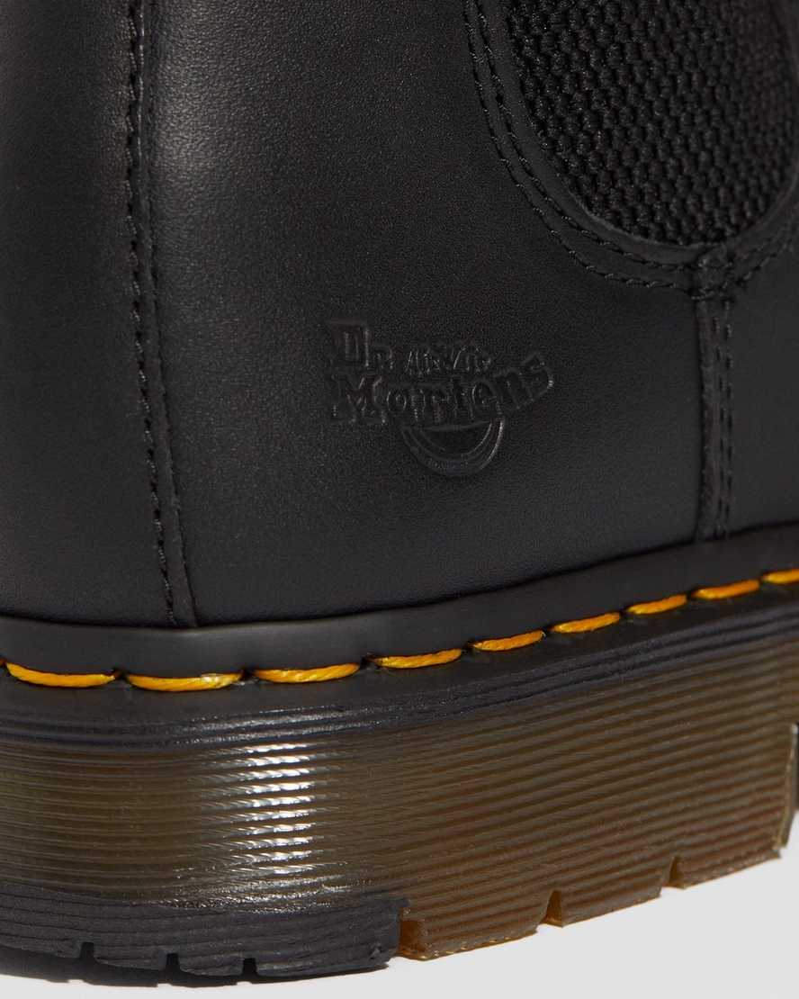 svarta dr martens fellside work chelsea-stövlar för män