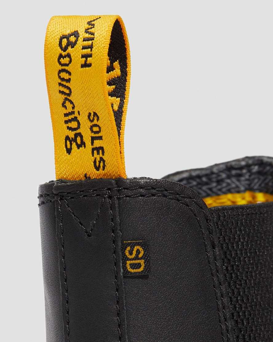 svarta dr martens fellside work chelsea-stövlar för män
