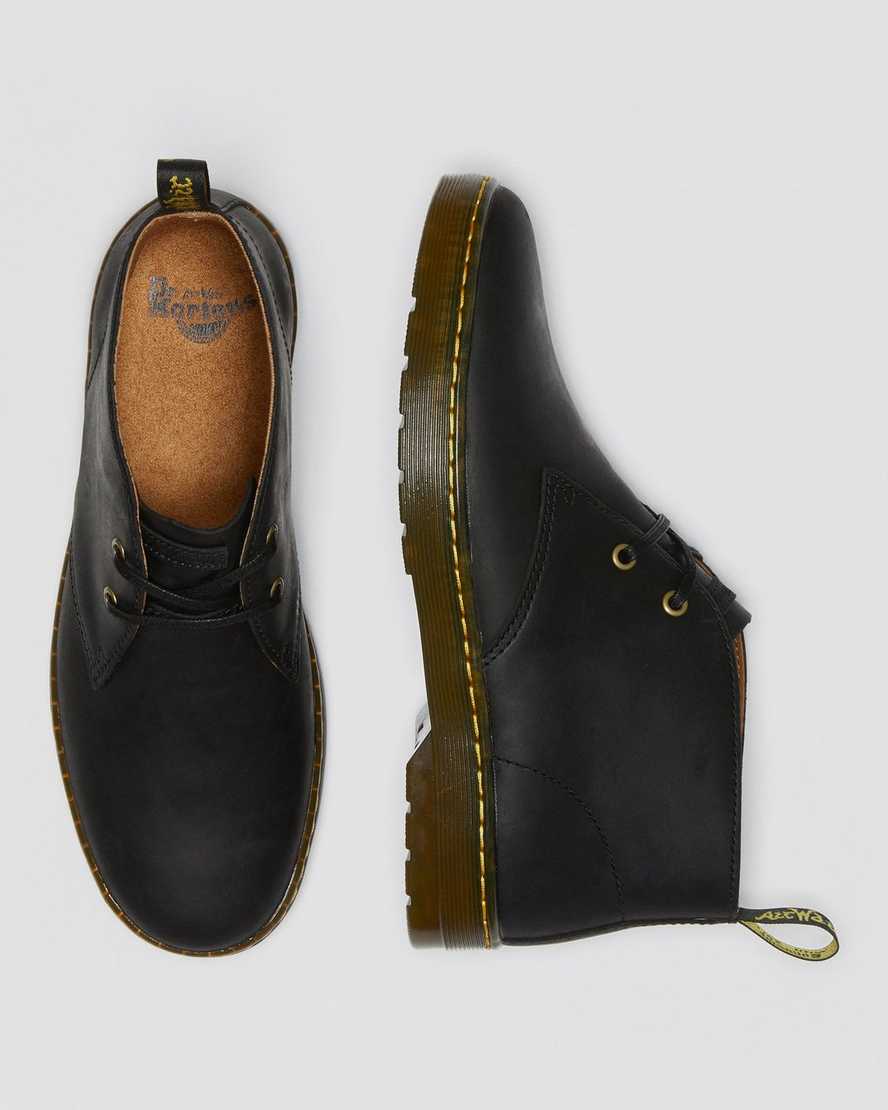 svarta dr martens cabrillo wyoming desert boots för herr