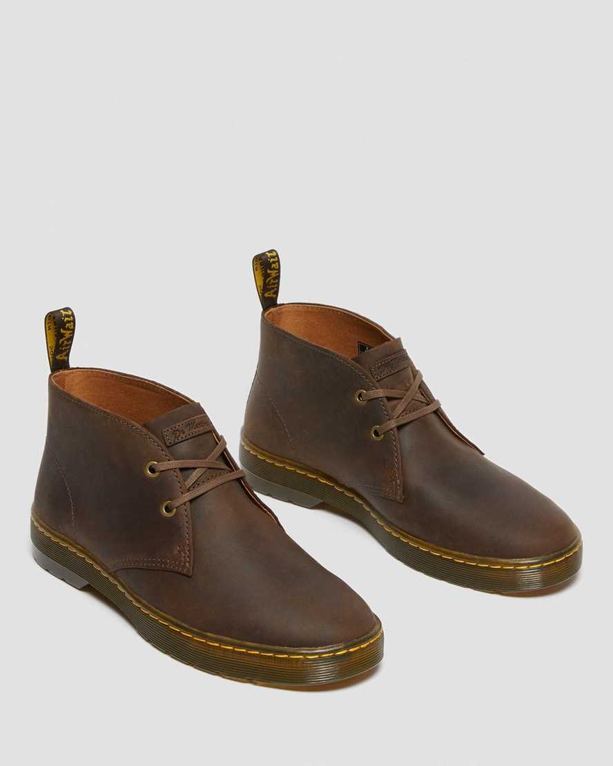 bruna dr martens cabrillo crazy horse desert boots för herr